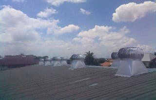 Pemasangan Turboair Turbine Ventilator proyek 9